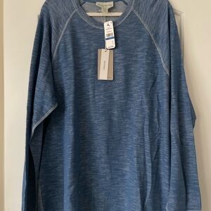 NEW Tommy Bahama Reversible Performance Long Sleeve | Blue | NWT | Size XL